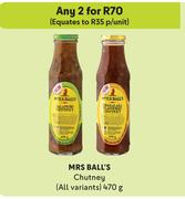 Mrs Ball's Chutney (All Variants)-For Any 2 x 470g