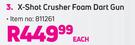Zuru X-Shot Crusher Foam Dart Gun-Each