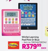Winfun Winfat Learning Pad (Pink Or Blue) Item No 590348/590342-Each