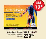 ArthrAway Osteo 30 Vegetable Capsules