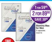 Stamina Max For Men-For 2 x 2 Capsules