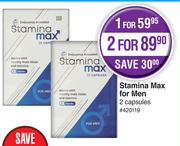 Stamina Max For Men-For 1 x 2 Capsules