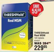 THRESHhold Real MSM-120 Tablets