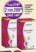 Lifestyle Health Calcium+ -For 1 X 90 Tablets