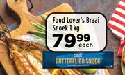 Food Lover's Braai Snoek-1Kg Each