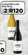 Jan Braai White Or Red Blend-For 2 x 750ml