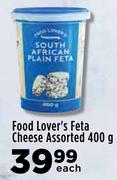 Food Lover's Feta Cheese Assorted-400g Each