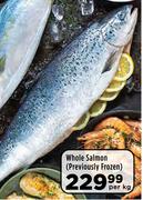 Whole Salmon (Previously Frozen)-Per Kg