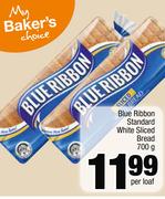 Blue Ribbon Standard White Sliced Bread-700g Per Loaf
