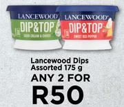 Lancewood Dips Assorted-For Any 2 x 175g