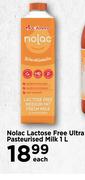 Clover Nolac Lactose Free Ultra Pasteurised Milk-1L Each