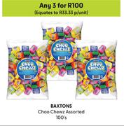 Baxtons Choo Chewz Assorted-For 3 x 100's
