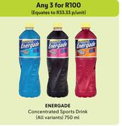 Energade Concentrated Sports Drink (All Variants)-For 3 x 750ml