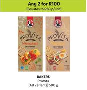 Bakers Provita (All Variants)-For 2 x 500g