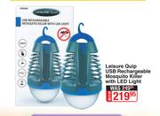 Leisure Quip USB Rechargeable Mosquito Killer With LED Light