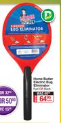 Home Butler Electric Bug Eliminator Red Or Black-Each