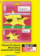 Vibrant Products Miraculous Insecticide Chalk 2 Pack-Per Pack