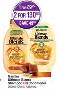 Garnier Ultimate Blends Shampoo Or Conditioner Assorted-For 2 x 360ml/400ml