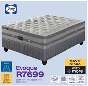 Sealy Evoque 152cm Queen Bed Set