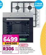 Defy Gas Hob & Electric Oven Box Set DCB843E
