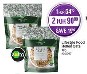 Lifestyle Food Rolled Oats-For 2 x 1Kg