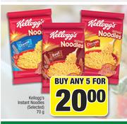 Kellogg's Instant Noodles (Selected)-For Any 5 x 70g