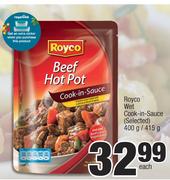 Royco Wet Cook-In-Sauce (Selected)-400g/415g Each