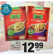 Royco Quick Snack (Selected)-38g Each