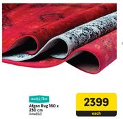 Multi Flor Afgan Rug-160 x 230cm Each