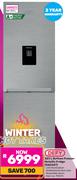 Defy 323L Bottom Freezer Metallic Fridge DAC627
