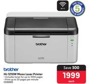 Brother HL-1210W Mono Laser Printer