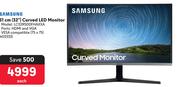 Samsung 32" (81cm) Curved LED Monitor LC32R500FHAXXA