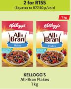 Kellogg's All-Bran Flakes-For 2 x 1kg