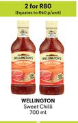 Wellington Sweet Chilli-For 2 x 700ml