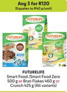 Future Life Smart Food/Smart Food Zero 500g Or Bran Flakes 460g Or Crunch 425g-For Any 3