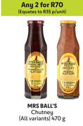 Mrs Ball's Chutney (All Variants)-For Any 2 x 470g