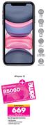 Apple iPhone 11 Smartphone-On 1.2GB Red Top Up Core More Data