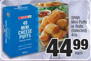 Spar Mini Puffs Or Rolls (Selected)-40's Each