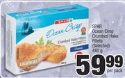 Spar Ocean Crisp Crumbed Hake Fillets (Selected)-480g Per Pack