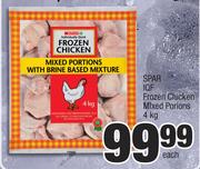 Spar IQF Frozen Chicken Mixed Porions-4kg Each