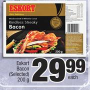 Eskort Bacon-200g Each