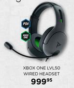 PS4/Xbox One Lvl50 Wired Headset