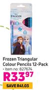 Frozen 12-Pack Triangular Colour Pencils 827674