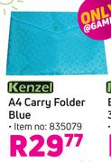 Kenzel A4 Carry Folder (Blue) 835079