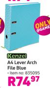 Kenzel A4 Lever Arch File (Blue) 835095