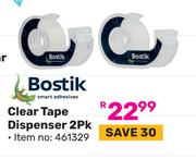 Bostik Clear Tape Dispenser (2Pk) 461329