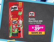 Pritt Jumbo Glue Stick 43gm 98408-Each