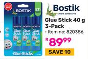 Bostik Glue Stick 40gm (3-Pack) 820386