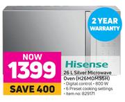 Hisense 26L Silver Microwave Oven H26MOMS5H