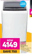 Defy 8kg Top Load Washing Machine DTL155